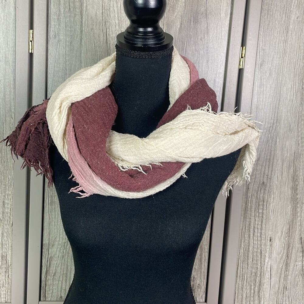 Women's hombre gauze huge scarf